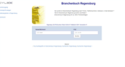 Desktop Screenshot of cylex-branchenbuch-regensburg.de